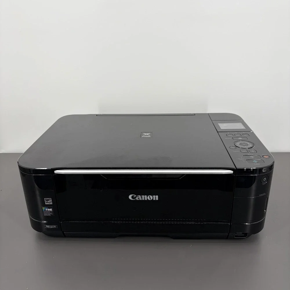 Canon PIXMA MG5220 Wireless All-In-One Inkjet Printer w/ Black Ink Tested